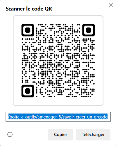 qr code genere edge