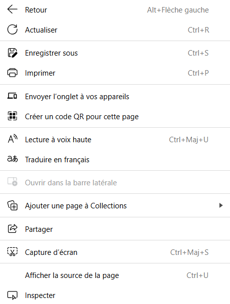 qr code sur edge