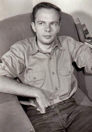 Philip K Dick in early 1960s photo by Arthur Knight